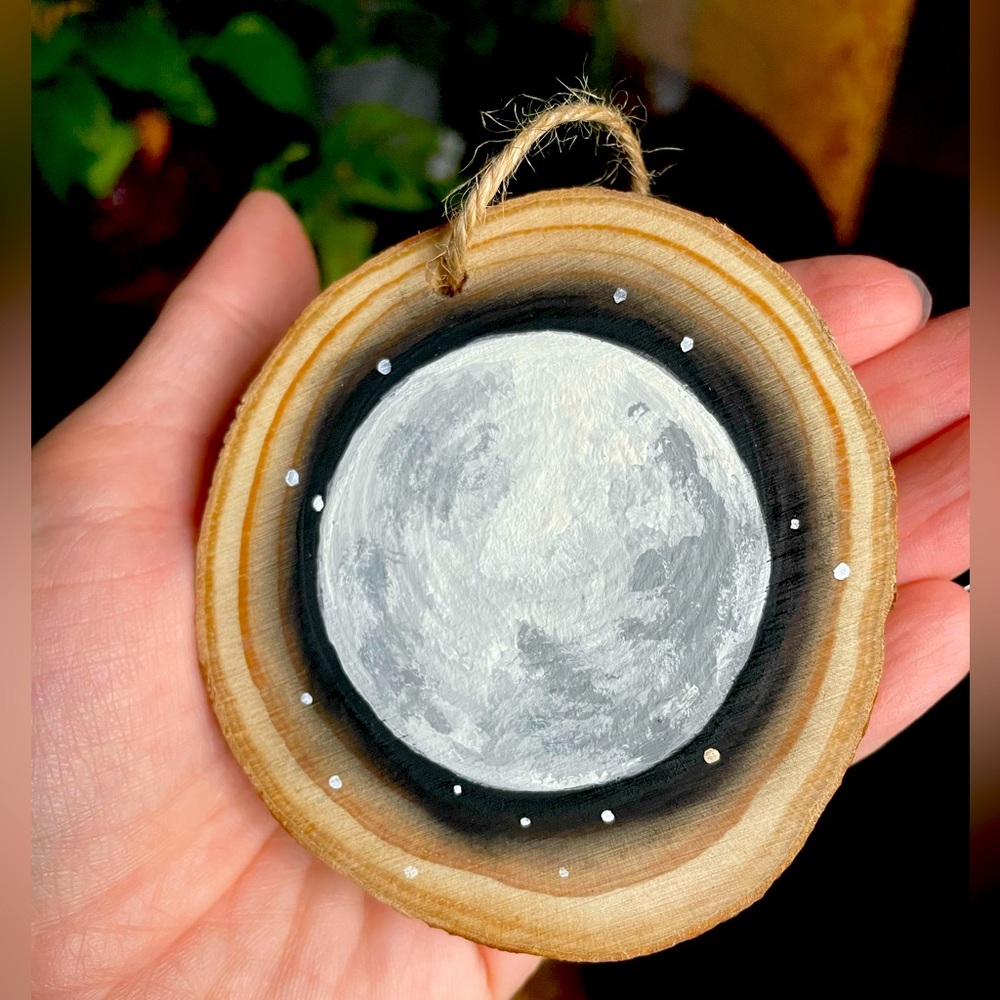 Moon ornament
